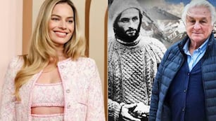 El impensado encuentro entre Margot Robbie y Roberto Canessa que terminó en blooper.