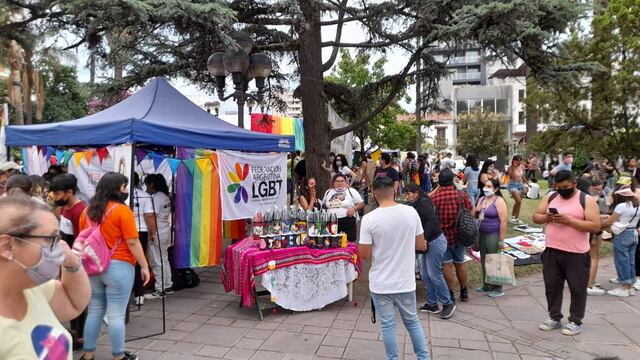 En los stands se ofrecía información sobre derechos humanos, educación sexual integral, violencia de género y salud, como también hubo un vacunatorio móvil y testeo rápido de VIH.