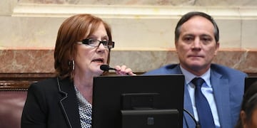 La senadora cordobesa Alejandra Vigo propuso tratar la emergencia nacional por los incendios en Córdoba (Foto: Comunicación Senado)