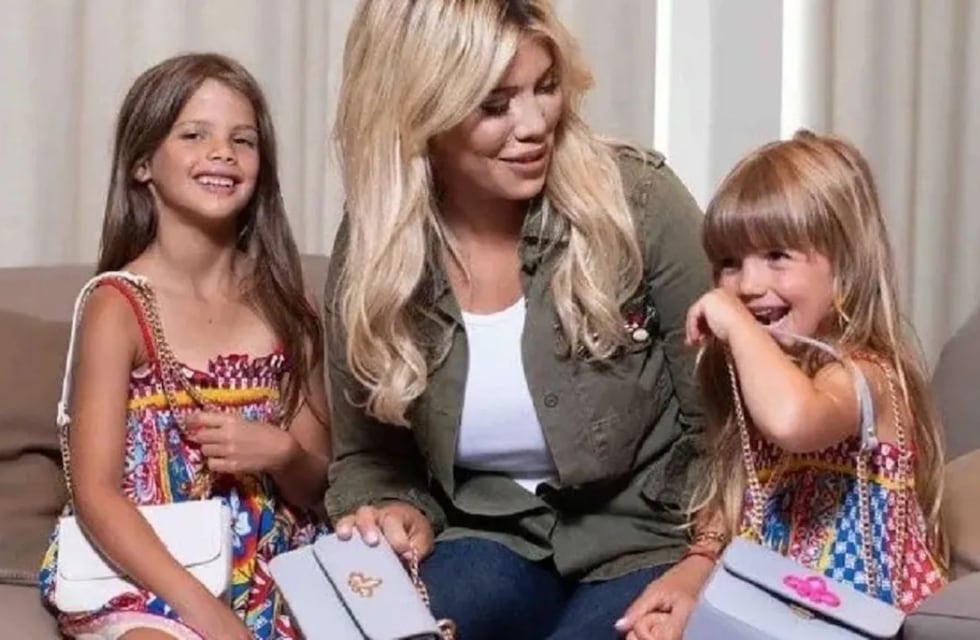 Las lujosas mochilas de Francesca e Isabella, las hijas de Wanda Nara, que cuestan más de 200.000 pesos