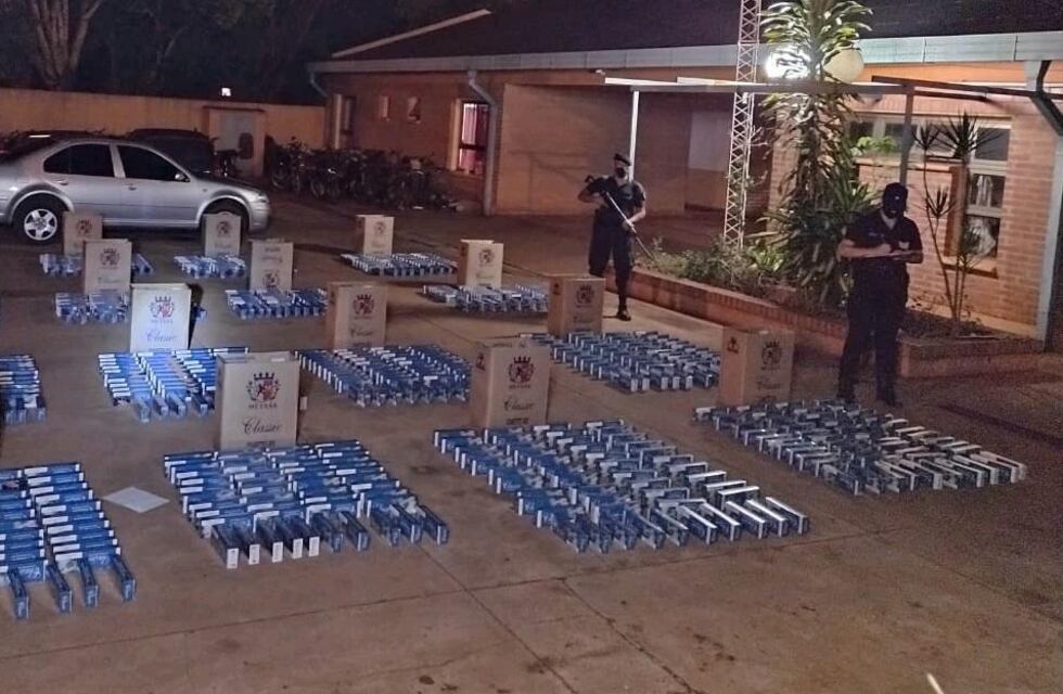 Puerto Piray: secuestran 800 gruesas de cigarrillo y detienen a una persona
