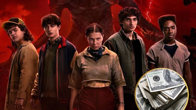 Protagonistas principales de Stranger Things.