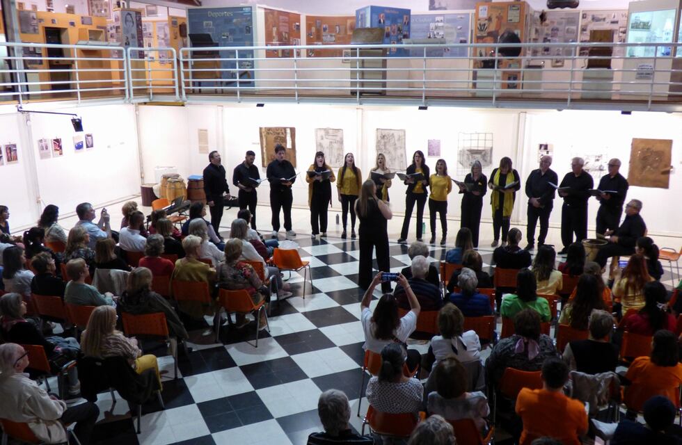 Se realizó en las instalaciones del Museo Mulazzi, el primer Encuentro Coral en Tres Arroyos