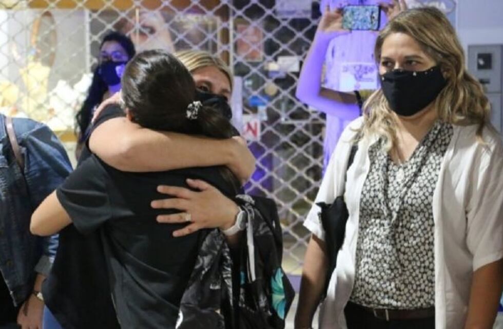 El último adiós de los trabajadores de Falabella en San Juan