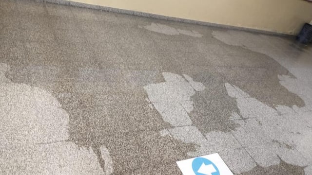 Escuela Héroes de Malvinas, con serios problemas.