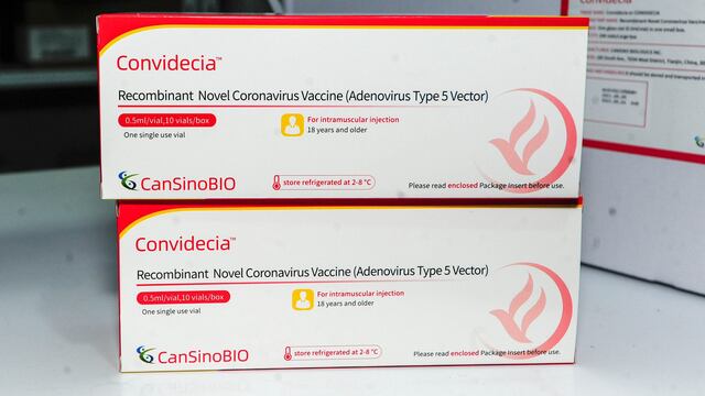 Llegaron más de 10 mil dosis de CanSino a San Luis