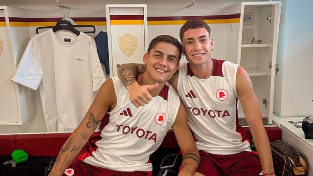 Dybala y Soulé ya empiezan a formar una dupla que ilusiona en Roma.
