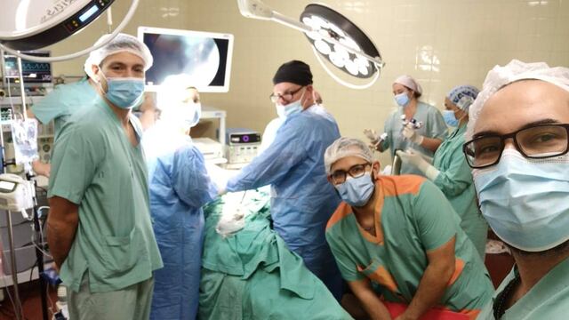 Primera cirugía Bariátrica en el Hospital Naval Puerto Belgrano. Equipo de profesionales.