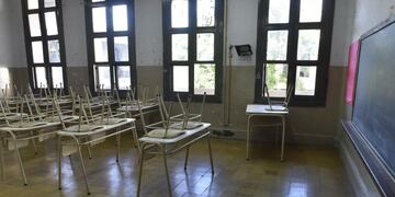 Aulas vacías en Córdoba.