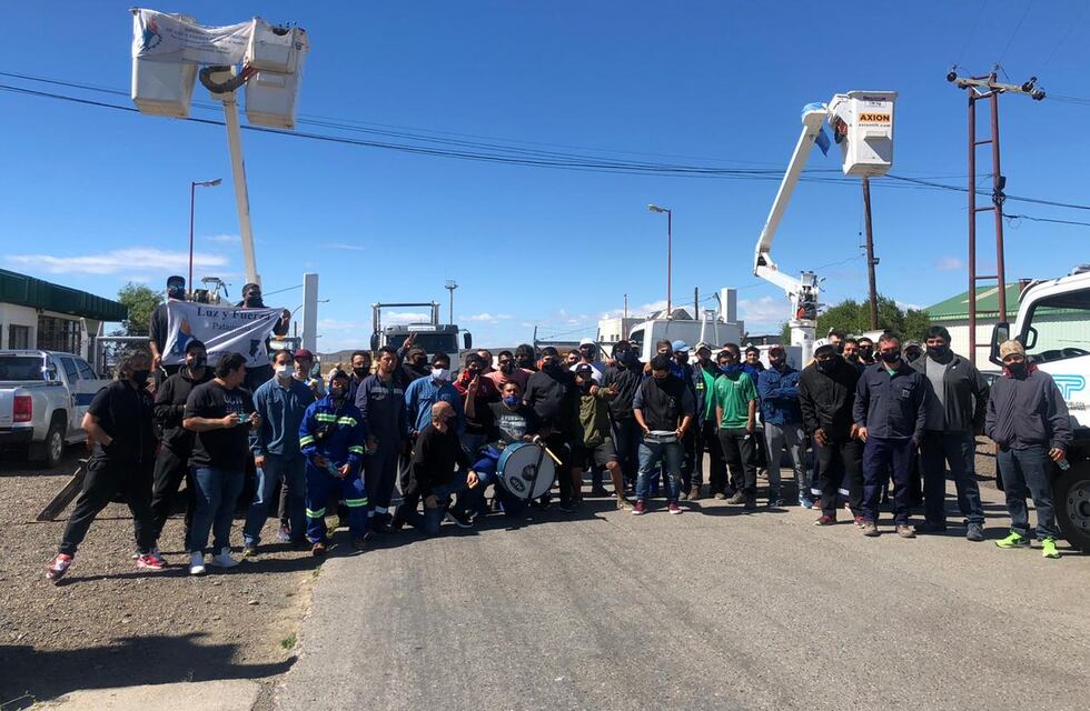 Protesta del Sindicato Luz y Fuerza