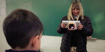 Realizaron controles visuales en niños