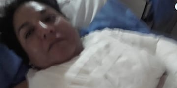 La mujer está internada en el Hospital Marcial Quiroga.