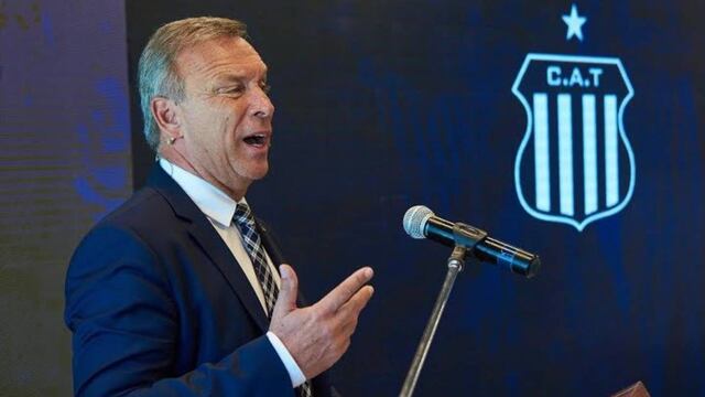 Andrés Fassi, presidente de Talleres, está furioso con Corinthians. (Prensa Talleres)