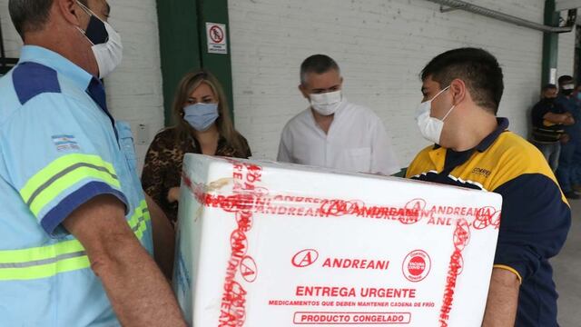 Tucumán recibió 30 mil dosis del primer componente de Sputnik V