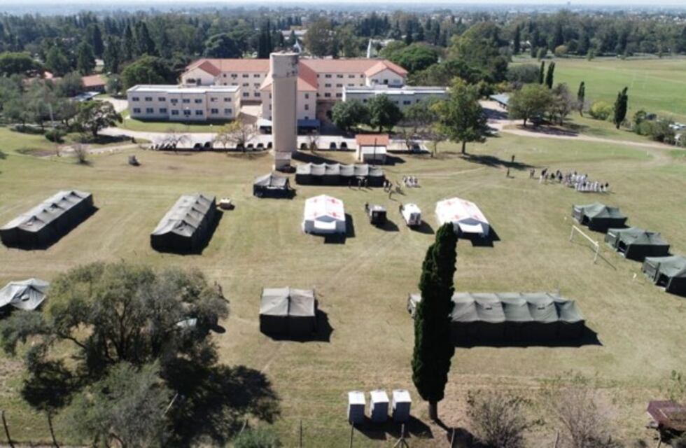 Segunda ola: despliegan un nuevo Hospital Militar de Campaña  en Córdoba