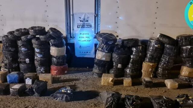 Operativo Lapacho: frustran el ingreso ilegal de neumáticos y hojas de coca