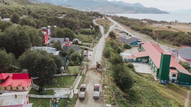 Ushuaia: avanzan las obras de pavimentación del barrio Ecológico