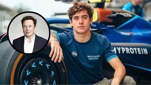 El inesperado regalo que Elon Musk le dio a Colapinto tras su debut en la Fórmula 1.