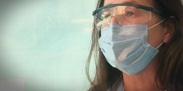 Silvia Zidarich la jefa de Terapia que le contestó a Alberto Fernández (Eldoce.tv).