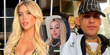 Wanda Nara, L-Gante y Tamara Báez.