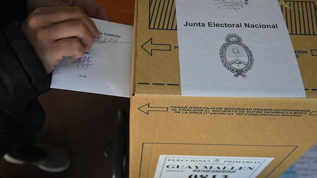 Elecciones presidenciales 2023 en la provincia de Mendoza.
Foto: José Gutierrez / Los Andes