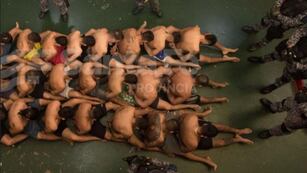 Las imágenes recuerdan a las de algunas cárceles de El Salvador