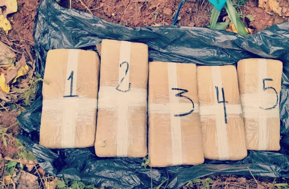 Incautan una mochila cargada con marihuana en Capioví