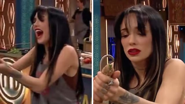 La Joaqui perdió el control y terminó a los gritos en MasterChef Celebrity: “Estoy colapsada”