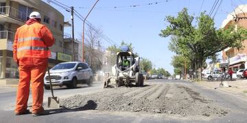 Repavimentación Av. Cárcano