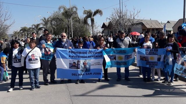 Familiares de los tripulantes del submarino ARA San Juan.