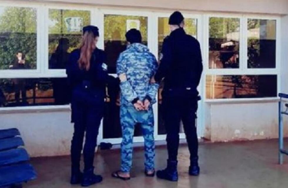 Violento terminó detenido tras ocasionar destrozos en vivienda de su padre