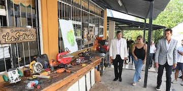 Visitó una fundación que funciona en El Cadillal