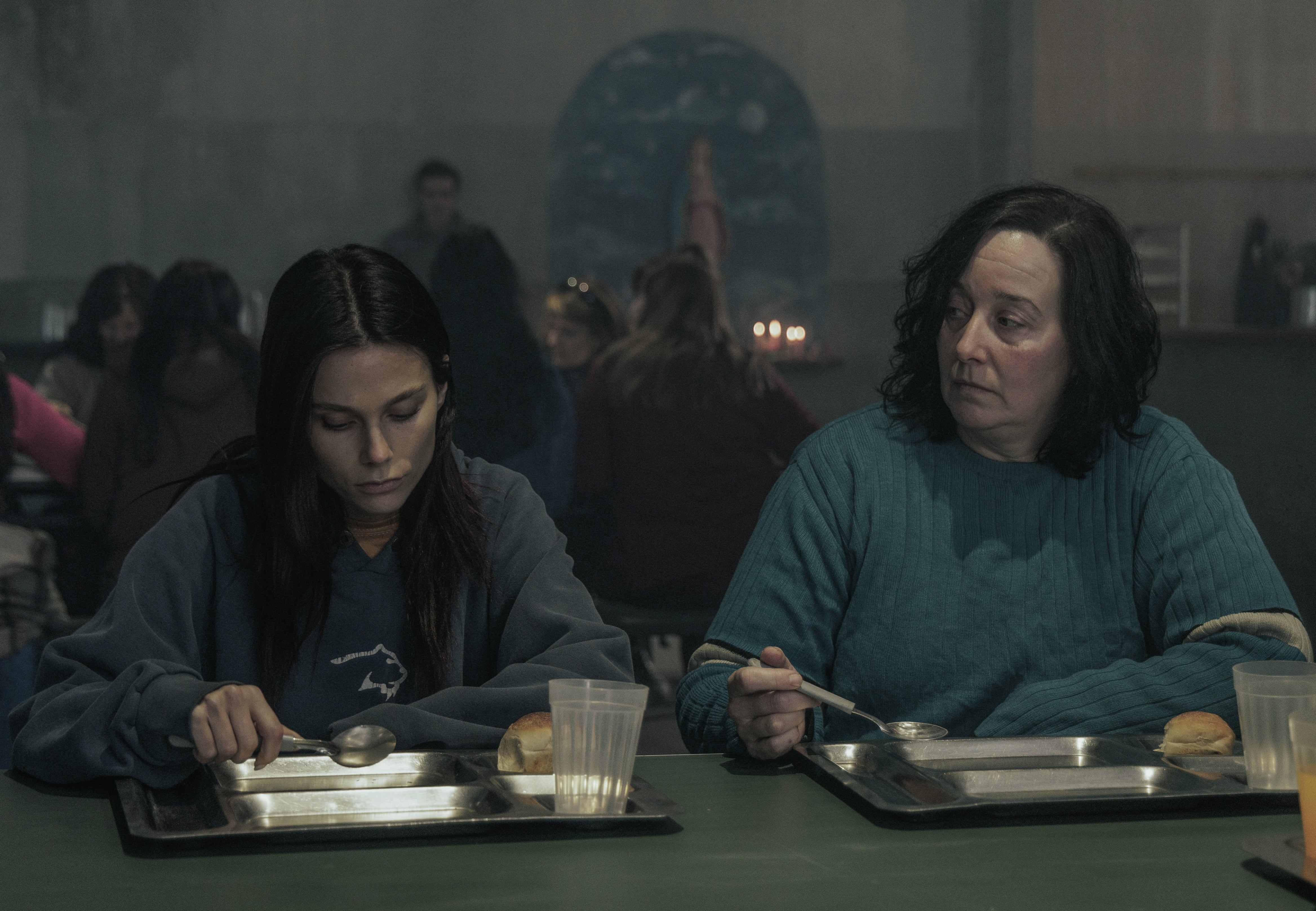 Gladys Guerra de Borges y Marina Delorsi en “La Quebrada”.