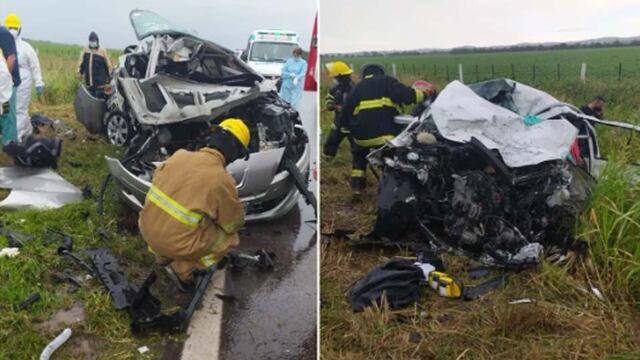 Colisionaron de frente en la ruta 9 norte (Radio Jesús María)