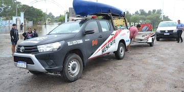 Con más de 48 horas de lluvia, se relevaron zonas comprometidas.