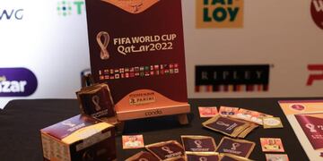 Álbum y figuritas del mundial Qatar 2022.