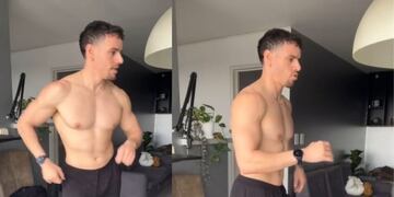 Es yankee, aprendió a bailar cuarteto con un tutorial y sus pasos se viralizaron en las redes.