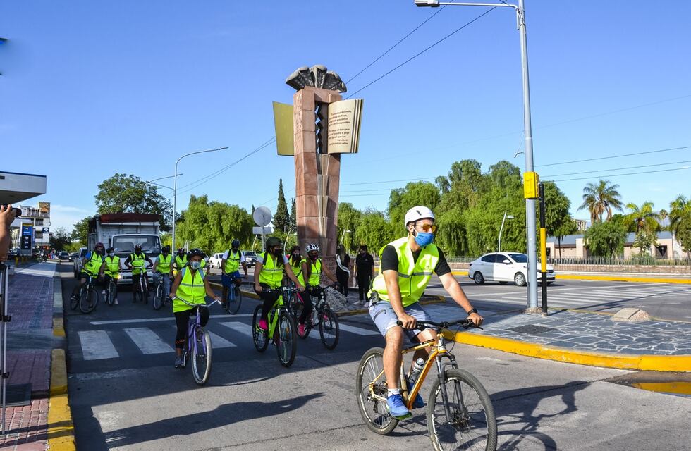 Organizan el “Bicitour 163° Aniversario de Guaymallén”