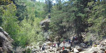 La Olla, lugar del trágico suceso en el que perdió la vida un turista.