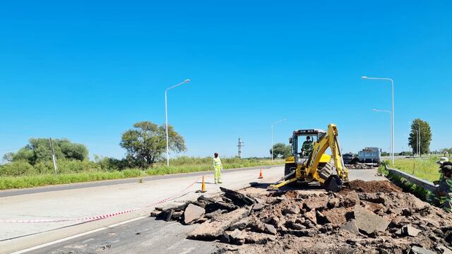 Iniciaron las tareas de mantenimiento de la Ruta Nacional 33
