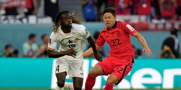 Ghana se llevó la victoria ante Corea del Sur. (AP)