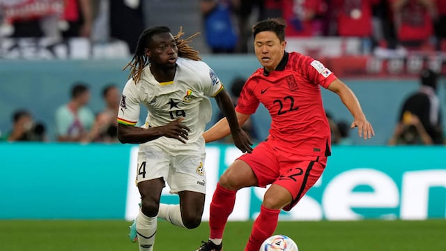 Ghana se llevó la victoria ante Corea del Sur. (AP)