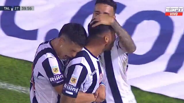 Nahuel Bustos y un golazo para estirar la ventaja de Talleres.