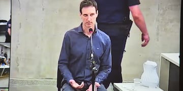 Declaró Francisco Luperi, el hombre que denunció la muerte de los bebés. (Pedro Castillo / La Voz)