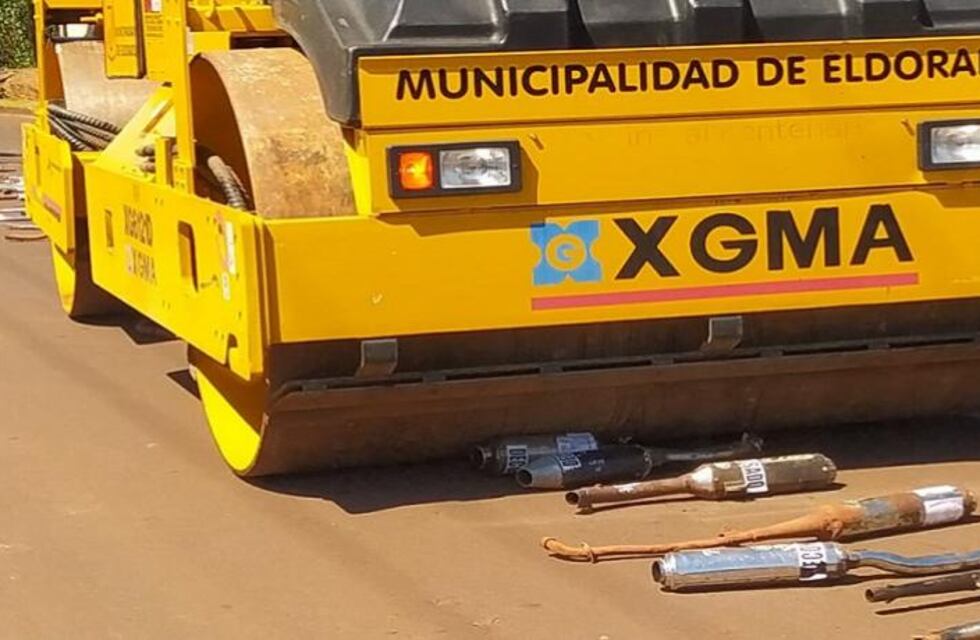 Compactaron más de 80 escapes en contravención a las normativas de tránsito en Eldorado