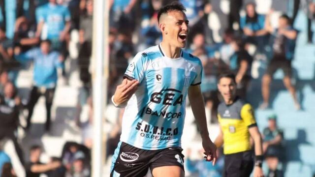 El goleador Bruno Nasta, razón para que Racing se tenga toda la fe en San Juan (Prensa Racing)