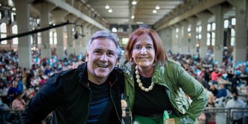 Día del Trabajo: Martín Llaryora y Alejandra Vigo en Forja (La Voz).