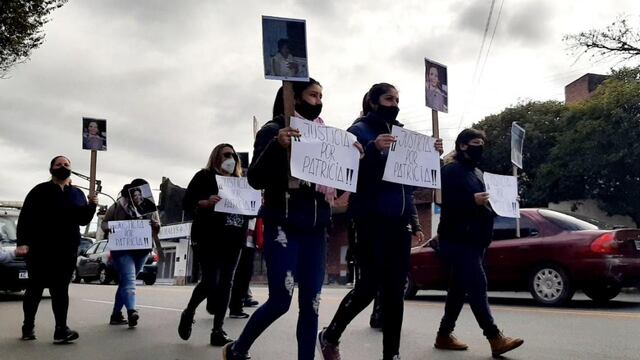 "Justicia por Patricia", decían los carteles en la marcha de este lunes en Valle Hermoso. (Foto: La Estafeta Online).