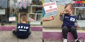 "Inspector Ciro". El pequeño se divirtió en Halloween y se terminó haciendo viral