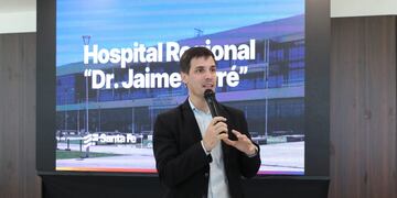 El intendente de Rafaela, Leonardo Viotti habla sobre el Hospital Regional "Dr. Jaime Ferré".